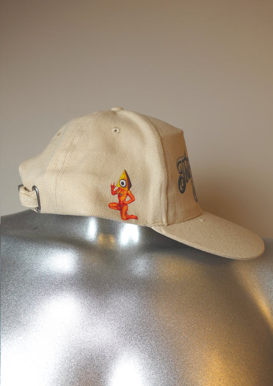 Casquette beige réglable